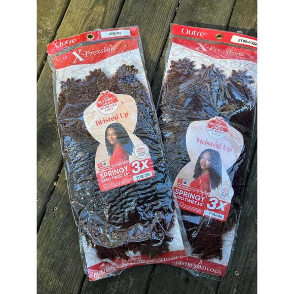 Expressions Other - #2T1B /350 Outre Xpressions Stingy Afro Twist 16” 2 Pack Combo- BUNDLE&SAVE!